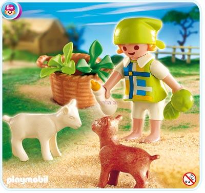 Playmobil 4674 - dievčatko s kozliatkami Playmobil 4674 - dievčatko s kozliatkami