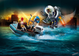 PLAYMOBIL 70782 - Policajný Jetpack: Zatknutie zlodeja umenia