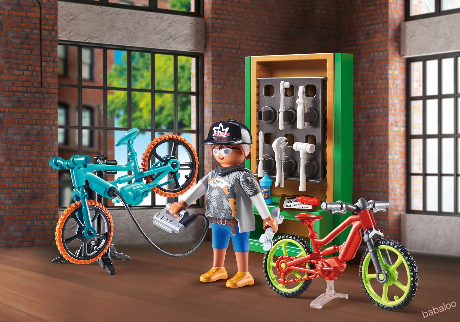 PLAYMOBIL 70674 - Darčekový set Servis elektrobicyklov