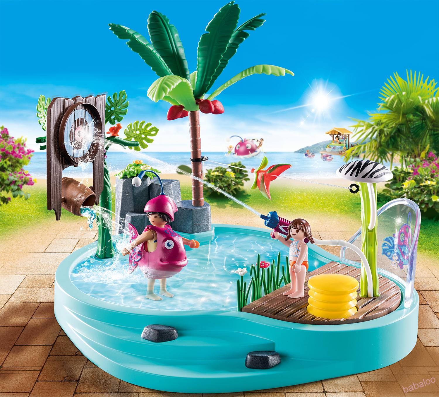 PLAYMOBIL 70610 - Zábavný bazén s vodnou striekačkou