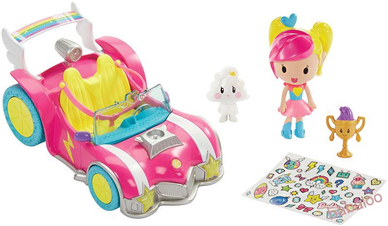 Mattel Barbie vo svete hier set s autom 