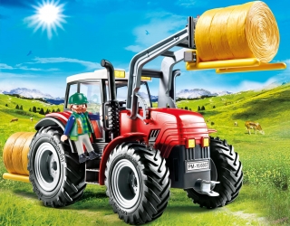 PLAYMOBIL 6867 - Veľký traktor so špeciálnym náradím