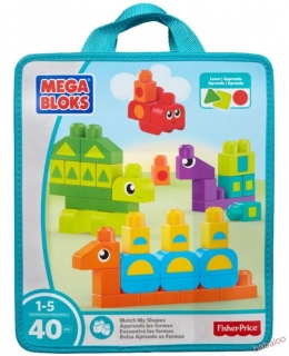 Mattel Mega Bloks  nauč sa tvary