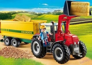 PLAYMOBIL 70131 - Veľký traktor s prívesom