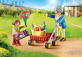 PLAYMOBIL 70194 - Babička s chodítkom