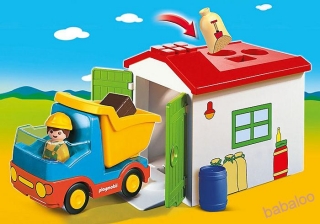 PLAYMOBIL 70184 - Vyklápacie auto s garážou