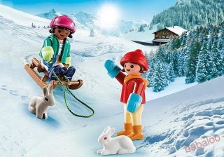 PLAYMOBIL 70250 -  Deti so sánkami