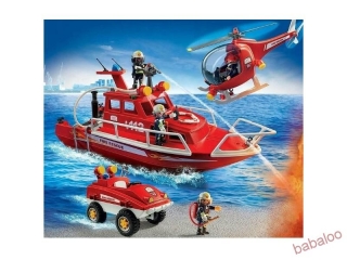 PLAYMOBIL 9503 - Požiarny set s podvodným motorom