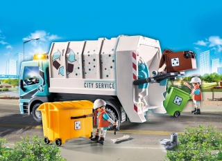 PLAYMOBIL 70885 Smetiarske auto s blikajúcim svetlom