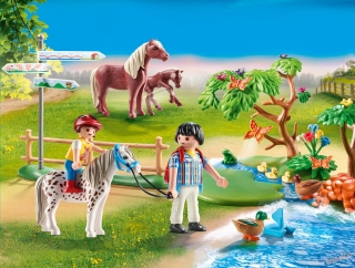 PLAYMOBIL 70512 - Výlet s poníkmi