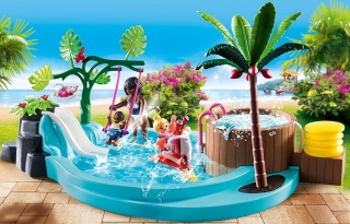 PLAYMOBIL 70611 - Detský bazén s vírivkou