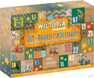 PLAYMOBIL 71006 Wiltopia - DIY Adventný kalendár: Zvieracia cesta okolo sveta
