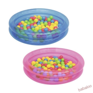 Bestway Nafukovací bazénik s loptičkami, priemer 91cm, výška 20cm